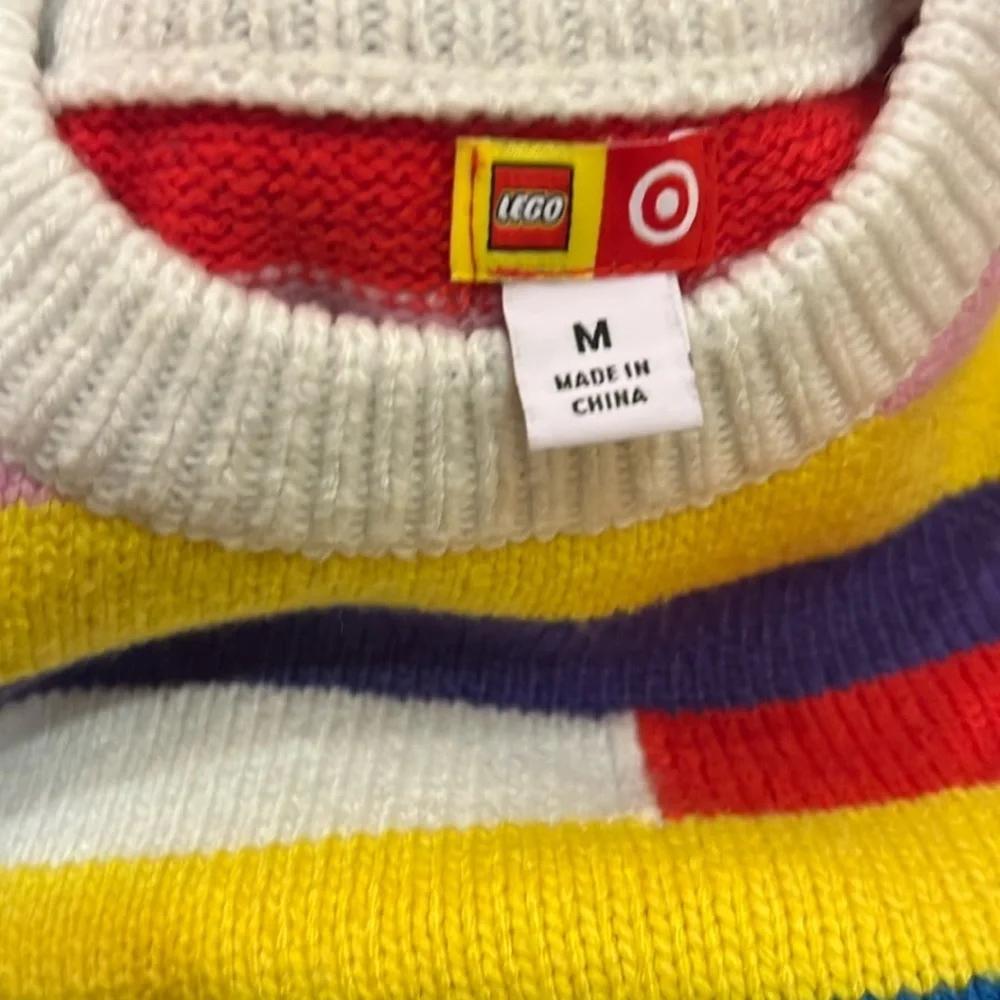 Lego X Collection Target Mix Stripe Sweater Kids Boys Girls NWOT size Medium